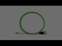 Cable de parche de fibra óptica de 2,0 mm de chaqueta verde de lima