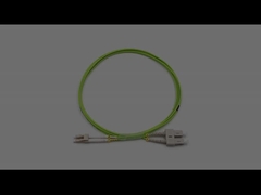 Cable de parche de fibra óptica de 2,0 mm de chaqueta verde de lima